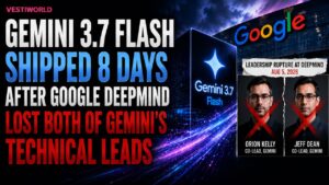 Gemini 3.7 Flash Shipped 8 Days After Google DeepMind Lost Both Of Gemini's Technical Leads